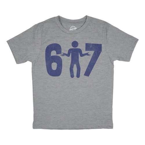 Youth funny shirts 7 - 6, stick